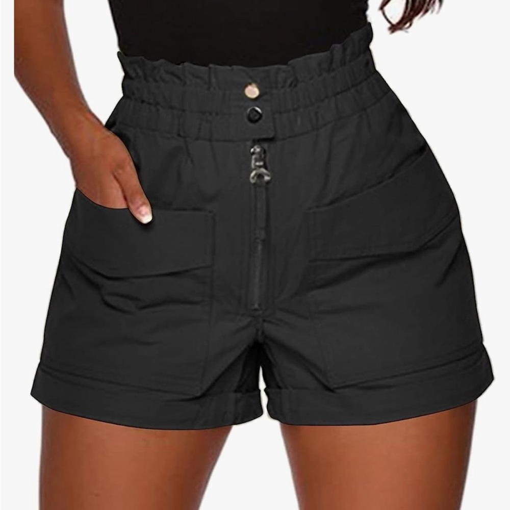Paper Bag Waist Shorts